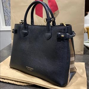 Black Burberry purse